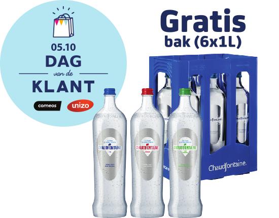 Gratis bak Chaudfontaine water