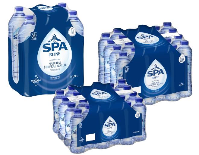 Spa Reine PET-verpakkingen