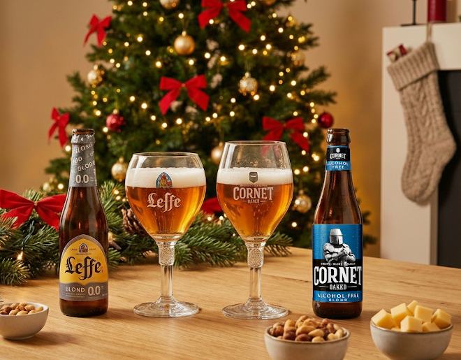Twee alcoholvrije bieren voor de kerstboom