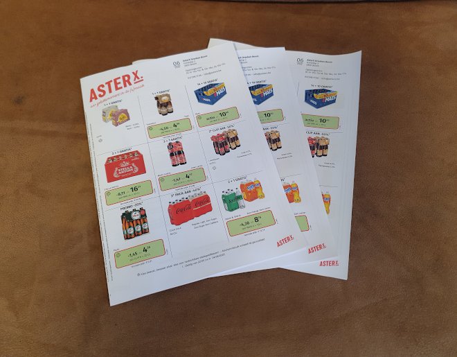 Nieuwe folders op zetel
