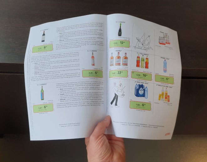 Beter één folder in de hand